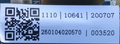 MAIN FUENTE PARA TV WENSTINHOUSE / NUMERO DE PARTE 2601044020570 / CV3553BL-U24 / A6H07702007YA3418 / 7.D3553BLU2412.1A4 / DISPLAY PT236AT02-1 / MODELO WD24HJ1100 - Imagen 4